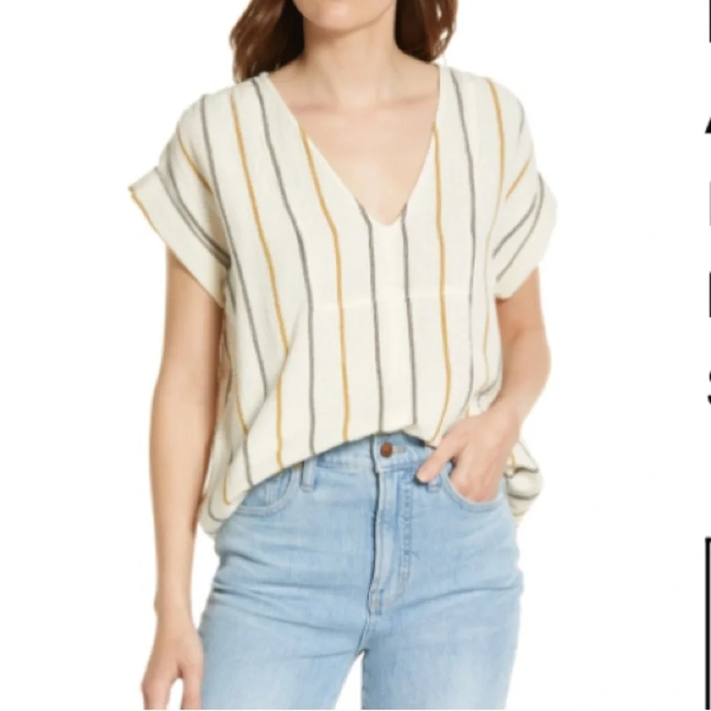 Madewell stripe shirt. Size XS - Picture 1 of 4